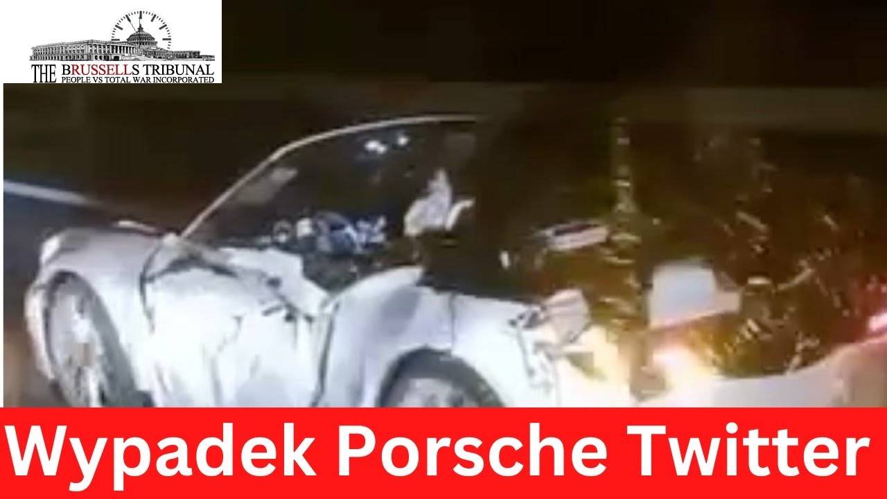 Wypadek Porsche Twitter