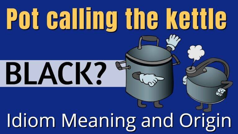Pot Calling The Kettle Black Meaning