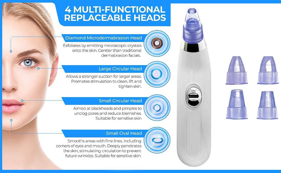 Dermasuction Facial Pore Vacuum By Bulbhead Cleaningscope.com